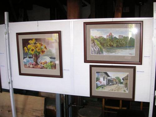 Výstava obrazů a grafik v Jarošově mlýně