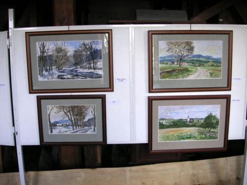 Výstava obrazů a grafik v Jarošově mlýně